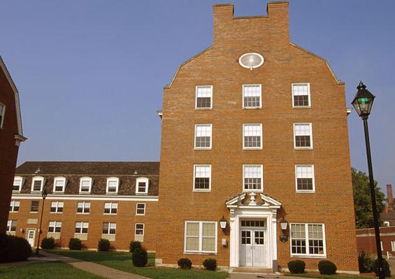 Photo of Ryors Hall, located on West Green