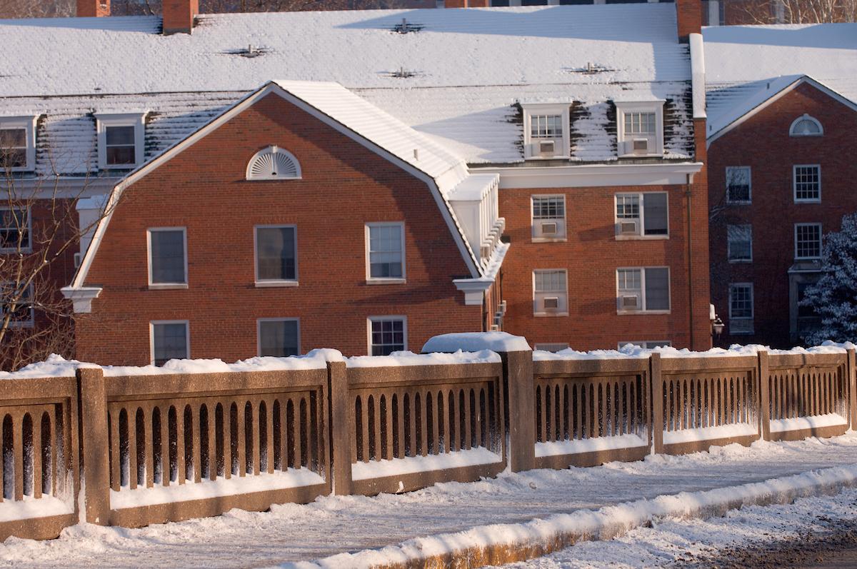 Photo of Sargent Hall, located on West Green