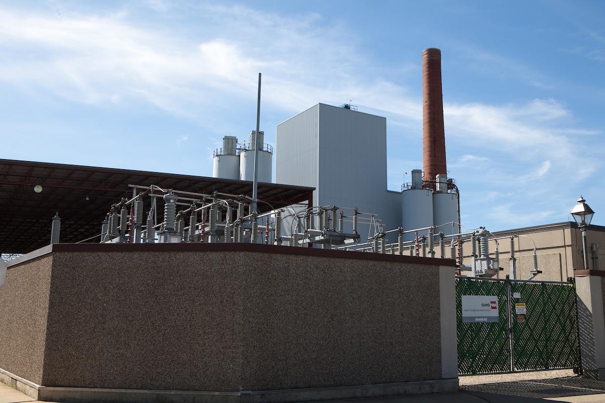 Photo of the Lausche Heating Plant at Ohio University